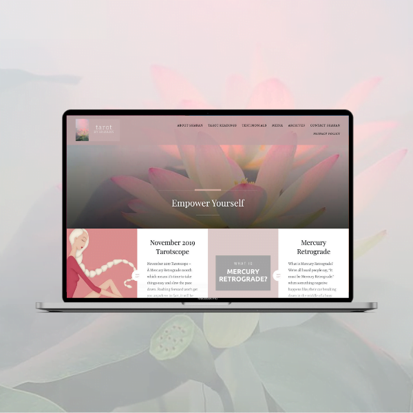 Tarot by Sharan website